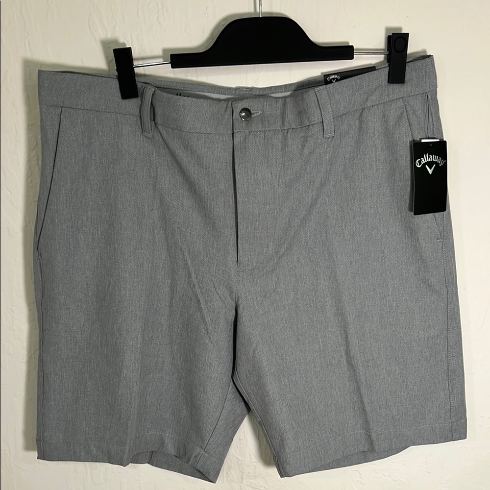 New Callaway 38 men’s golf shorts gray nwt‎